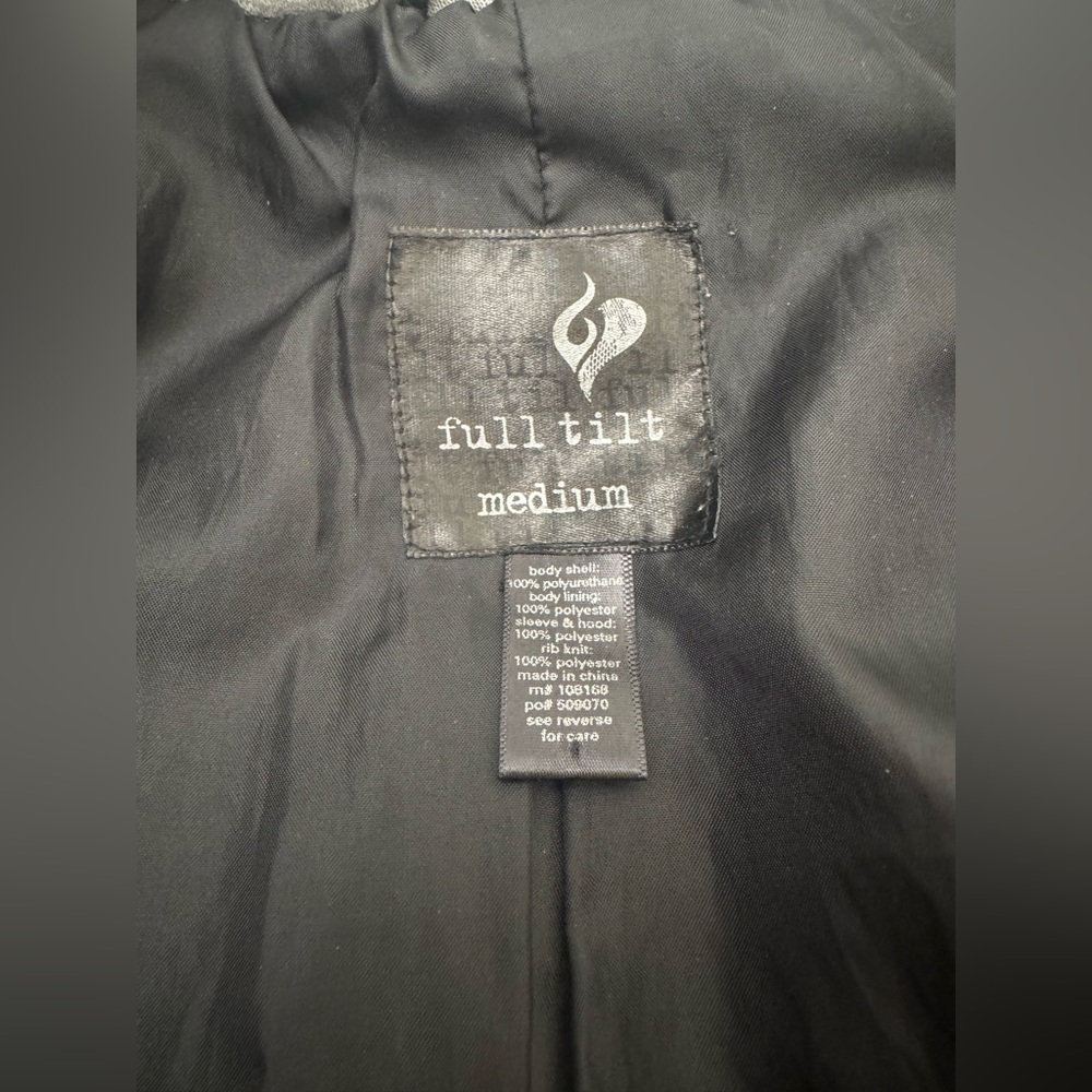 Full Tilt Black and Gray Hood Jacket - Picture 3 of 3